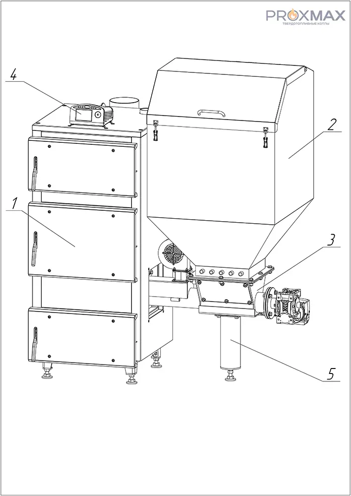 Автоматический котел PROXMAX 32 KW 471L 32 кВт