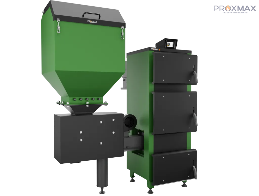 Котел отопления на твердом топливе PROXMAX PELLET 16 KW 246L