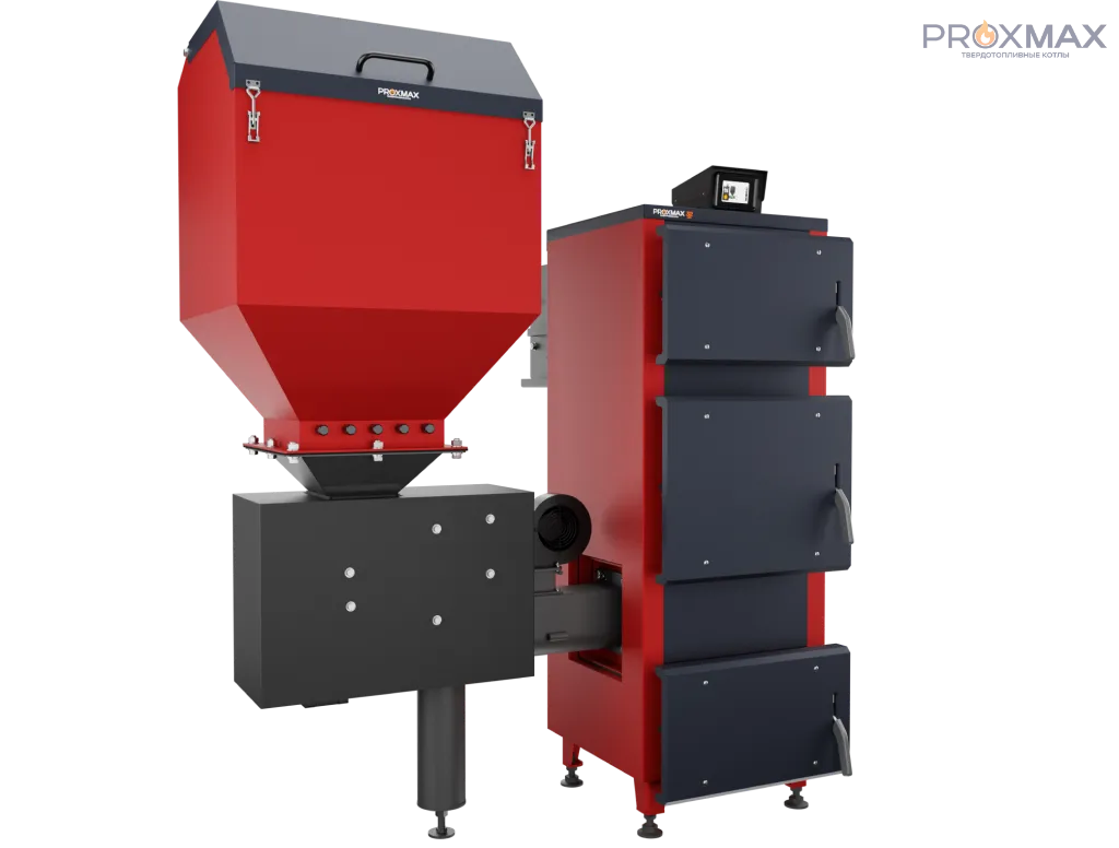 Котел отопления на твердом топливе PROXMAX PELLET 50 KW 471L