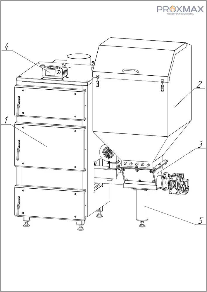 Автоматический котел PROXMAX 50 KW 471L 50 кВт